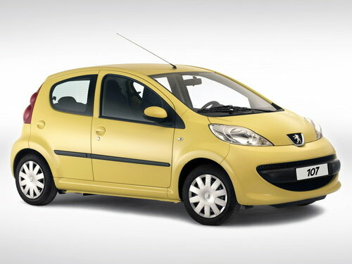 Коврики ЭВА "EVA ромб" для Peugeot 107 (хэтчбек 5 дв) 2005 - 2009, серые, 4шт.