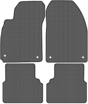 Коврики "EVA сота" в салон Saab 9.3 (универсал) 2007 - 2011, серые 4шт.