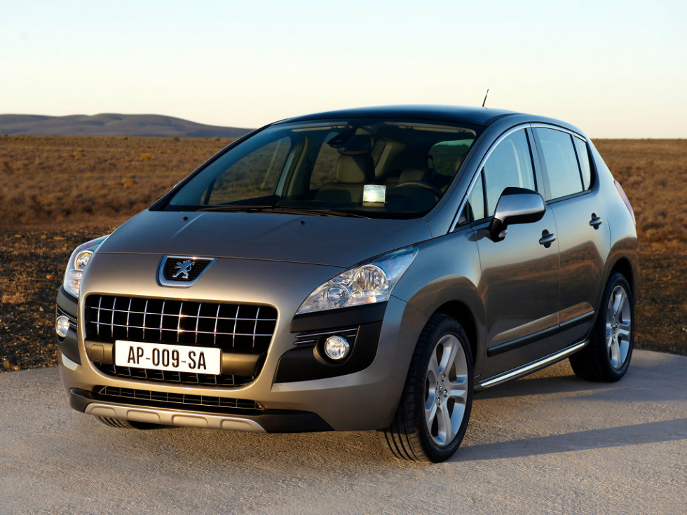 Коврики ЭВА "EVA ромб" для Peugeot 3008 I (suv) 2010 - 2013, серые, 3шт.