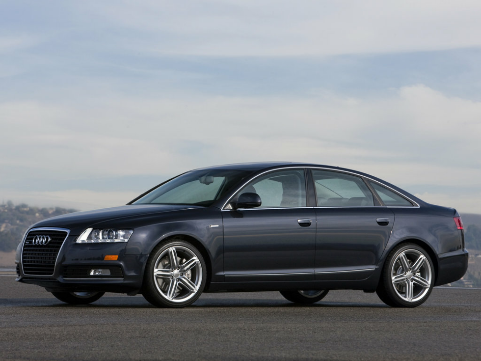 Коврики текстильные "Классик" для Audi A6 III (седан / C6) 2008 - 2010, черные, 5шт.