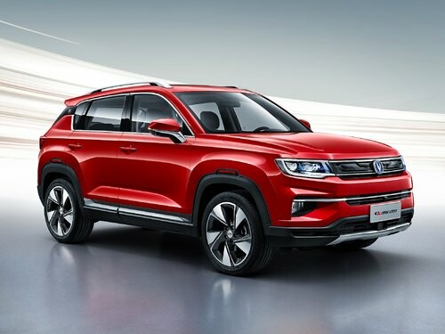 Коврики текстильные "Комфорт" для Changan CS35 Plus I (suv) 2018 - 2021, темно-серые, 5шт.