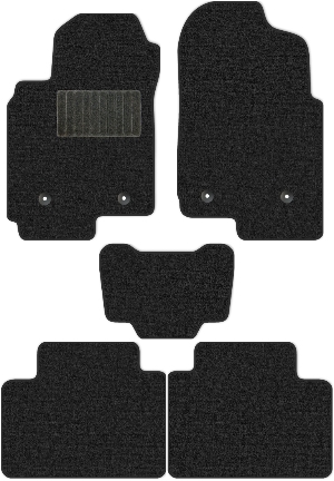 Коврики "Классик" в салон FAW Besturm X80 (suv / SUV) 2016 - Н.В., темно-серые 5шт.