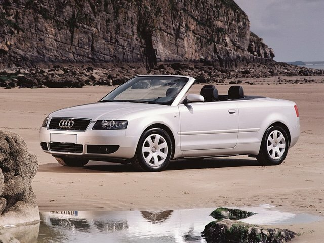 Коврики текстильные "Стандарт" для Audi A4 (кабриолет / B6) 2000 - 2006, черные, 4шт.