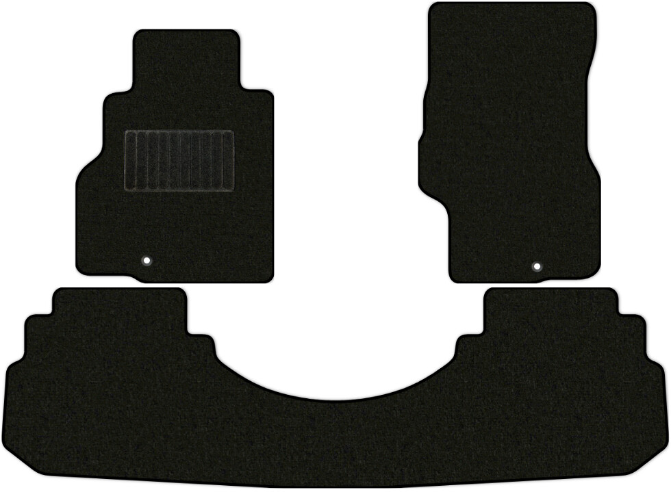 Коврики текстильные "Комфорт" для Infiniti М35 (седан / Y50) 2004 - 2008, черные, 3шт.